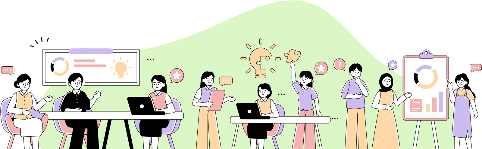 Team collaborating